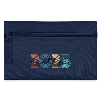 2025 vintage rétro - Trousse - marine - Devant