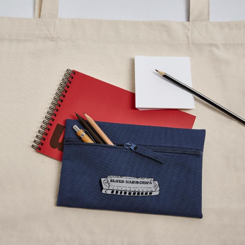 bluesharmonica Federtasche