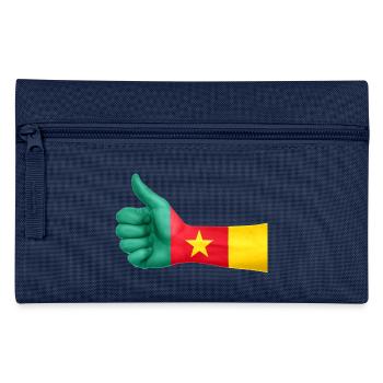 cameroon collection - Pencil Case - navy - Front