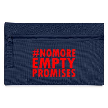 no more empty promises - Pencil Case - navy - Front