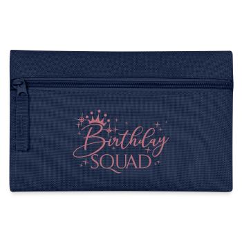 Birthday Squad Matching Group Birthday Party Gift - Pencil Case - navy - Front