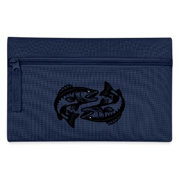 Pike Fish - Pencil Case - navy - Front