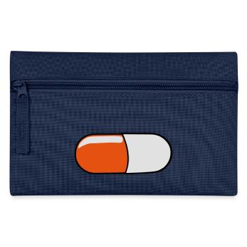 rote Pille - Federtasche - Navy - Vorne