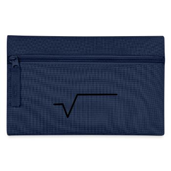 Wurzel Mathe Quadrattwurel mathematisch - Federtasche - Navy - Vorne