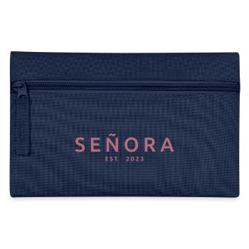 Señora Est. 2023 Fiançailles mariée à être mariage - Trousse - marine - Devant