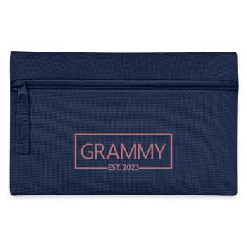 2023, Grand-mère en devenir, révélation de grossesse - Trousse - marine - Devant