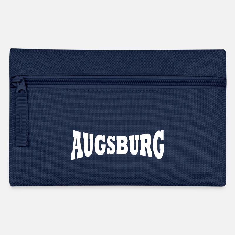 Augsburg Schriftzug - Federtasche - Navy