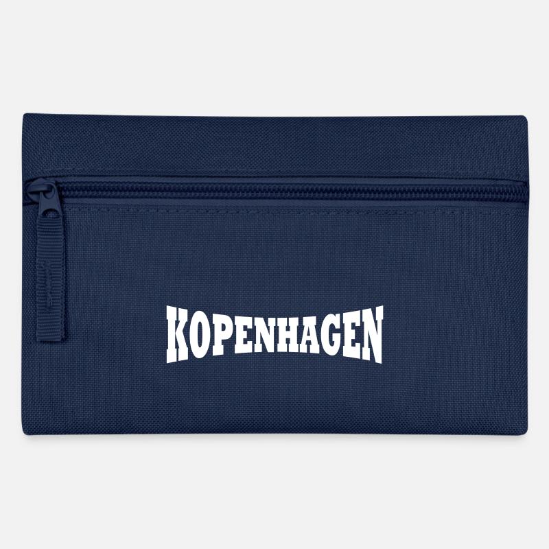 Kopenhagen Schriftzug - Federtasche - Navy