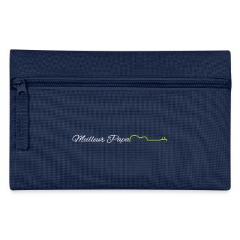 Meilleur papa guitariste - couleurs modifiables - Trousse - marine - Devant