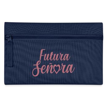 Futura Señora Engagement Bridal Shower Wedding - Pencil Case - navy - Front