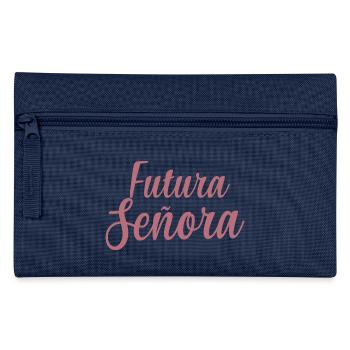 Futura Señora Engagement Bridal Shower Wedding - Pencil Case - navy - Front