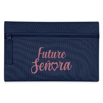 Future Señora Engagement Bridal Shower Wedding - Pencil Case - navy - Front