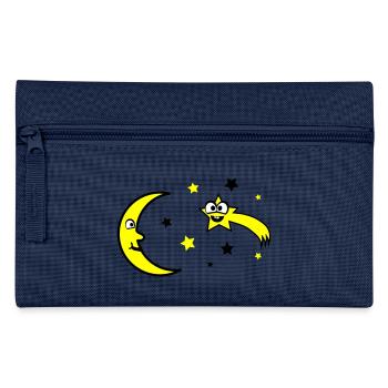 mond und sterne - Federtasche - Navy - Vorne
