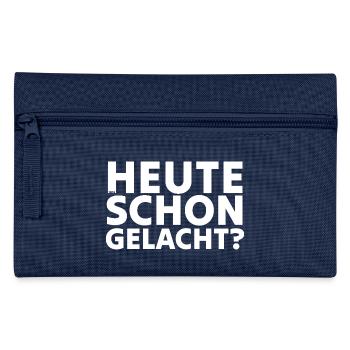 Heute schon gelacht? - Federtasche - Navy - Vorne