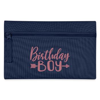 Birthday Boy - Geburtstagsparty Geschenk für Kinder Jungen - Federtasche - Navy - Vorne