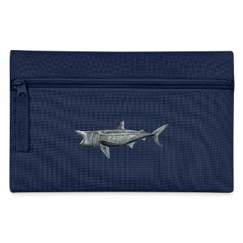 Pilgrim shark - Basking shark - Requin pelerin - Pencil Case - navy - Front