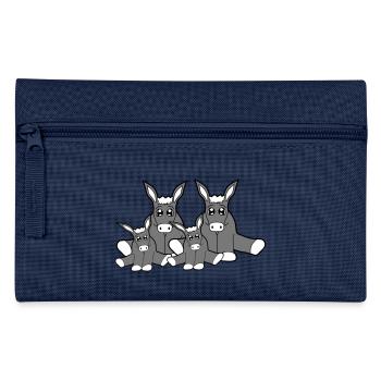 couple love family siblings offspring young ma - Pencil Case - navy - Front