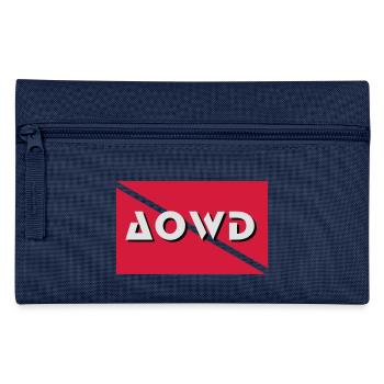 aowd diver flag Taucher Tauchen - Federtasche - Navy - Vorne