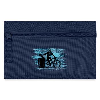 Bicycle instead of car - Pencil Case - navy - Front