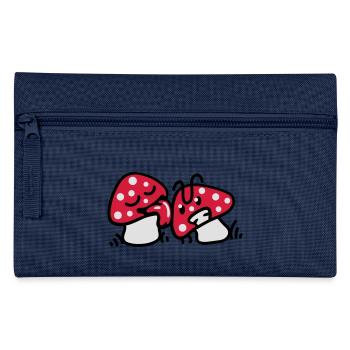 Drugs mushrooms - Pencil Case - navy - Front