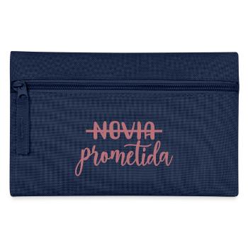 Prometida Fiancée Engagement Wedding Bride To Be - Pencil Case - navy - Front