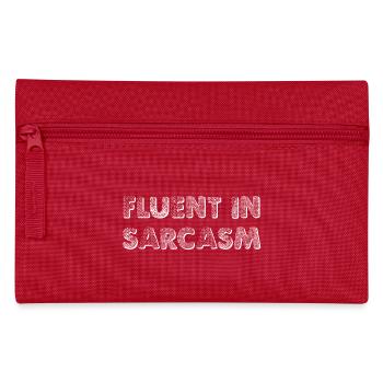 Maîtrise du sarcasme - Trousse - rouge - Devant
