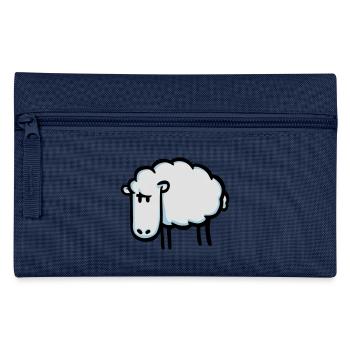Schaf - Federtasche - Navy - Vorne