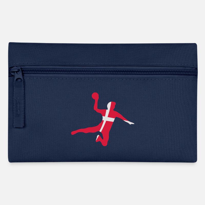 handball dänemark - Federtasche - Navy