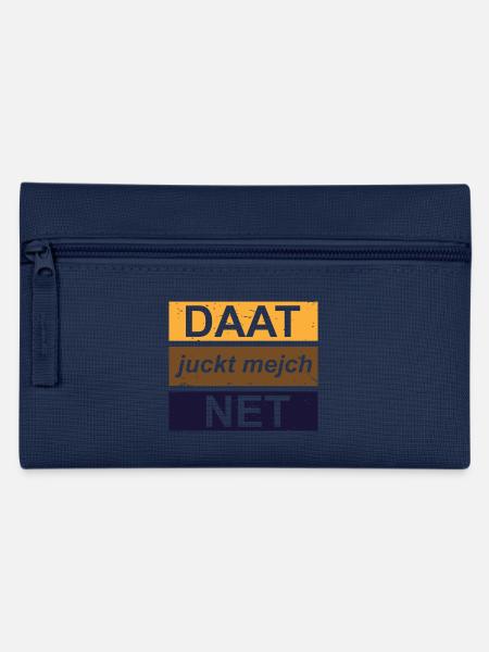 Daat juckt mejch net - Federtasche - Navy