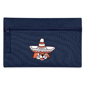 Chapeau Sombrero Chat Culture Mexicaine Chaton - Trousse - marine - Devant
