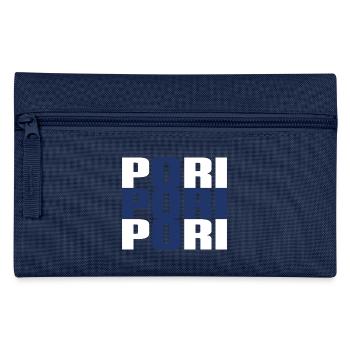 Pori Finnland Fahne - Federtasche - Navy - Vorne