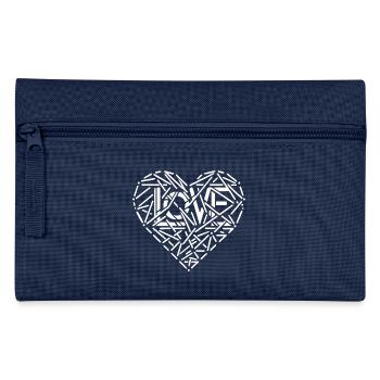 Le cœur avec l’amour - Trousse - marine - Devant