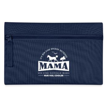 Pferdemama - Federtasche - Navy - Vorne