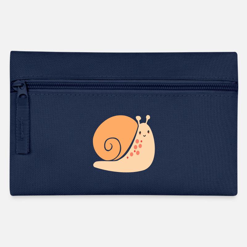 Schnecke - Federtasche - Navy