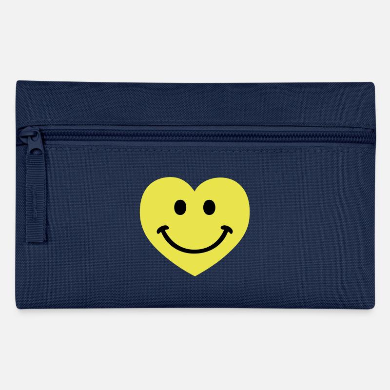 smiley smiling heart - Federtasche - Navy