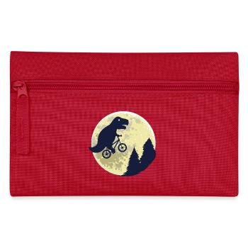 Dinosaurier Mond lustig T-Rex Geschenk Geburt - Federtasche - Rot - Vorne