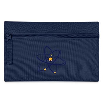 Atomique Big Bang Nerd Cadeau Atom nucléaire - Trousse - marine - Devant