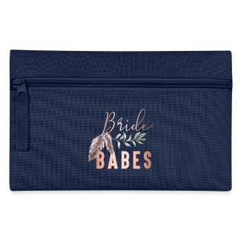 Boho Bride Babes Braut - Pencil Case - navy - Front