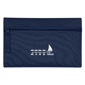 Segelspaß am Wochenende - Federtasche - Navy - Vorne
