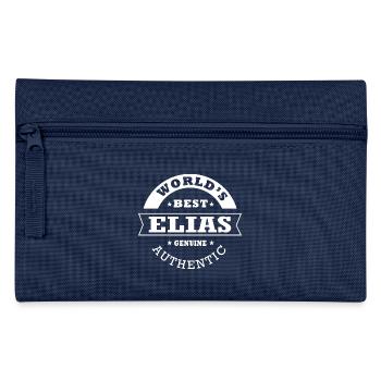 Elias bestes Geschenk der Welt Name Elias - Federtasche - Navy - Vorne