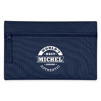 Michel Das beste Geschenk der Welt Vorname Michel - Federtasche - Navy - Vorne