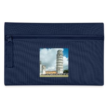 Schiefe Turm von Pisa Toskana - Federtasche - Navy - Vorne