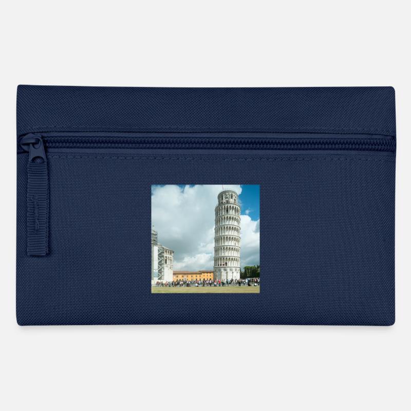 Schiefe Turm von Pisa Toskana - Federtasche - Navy
