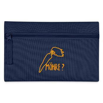 Möhre? - Federtasche - Navy - Vorne