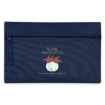 Halt die Klappe, es ist Quantum. - Federtasche - Navy - Vorne