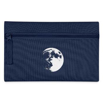 Moon sketch drawing - Pencil Case - navy - Front