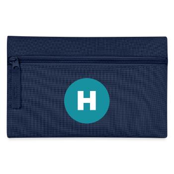 Buchstabe - H - Federtasche - Navy - Vorne