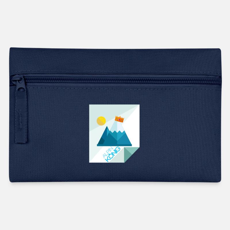 Couronne de neige des montagnes du roi des Alpes - Trousse - marine