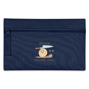 War snail - Pencil Case - navy - Front