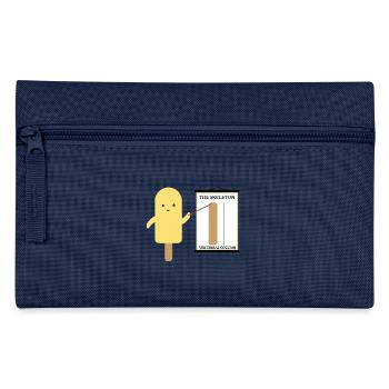 Humour de squelette de colonne vertébrale - Trousse - marine - Devant